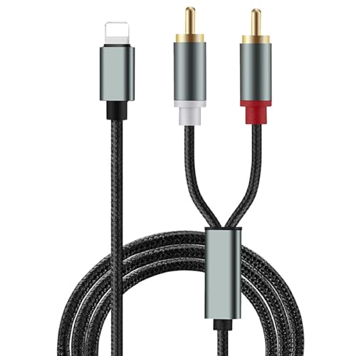 Stereo RCA Y Splitter Cable for DJ Equipment