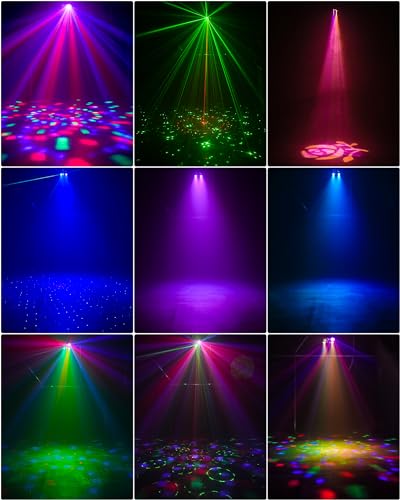 5 in 1 LED DJ Stage Light with Magic Ball