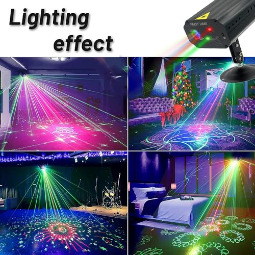 Sound Activated DJ Disco Lights with Remote Control