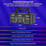 Littleboyny LED RGB DJ Music Light Projector