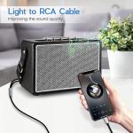 Stereo RCA Y Splitter Cable for DJ Equipment