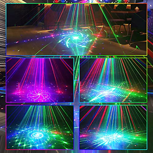 Littleboyny LED RGB DJ Music Light Projector