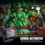 USB DJ Disco Lights with Sound Activation & Remote