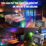USB DJ Disco Lights with Sound Activation & Remote