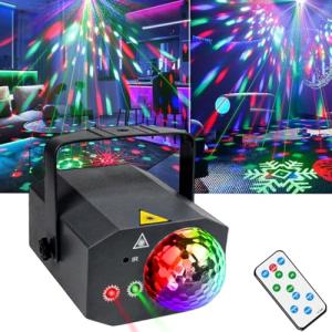 Sound Activated Disco Strobe Lights with Remote Control