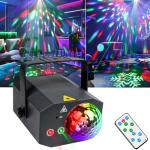 Sound Activated Disco Strobe Lights with Remote Control