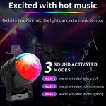 4-Pack Remote Control Sound Activated Party Lights