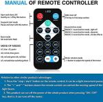 4-Pack Remote Control Sound Activated Party Lights