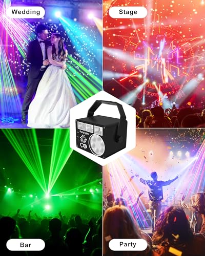 Vicalo Remote-Controlled LED DJ Disco Lights
