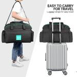 OUKNAK DJ Gig Bag with Padded Bottom and Dividers