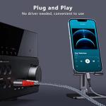 iPhone to RCA Audio Aux Cable 1.2m