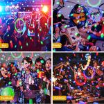 Colorful Music-Sensing Disco Ball Light with Remote