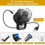 Colorful Music-Sensing Disco Ball Light with Remote