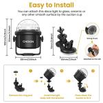 Colorful Music-Sensing Disco Ball Light with Remote