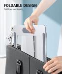 Adjustable Ergonomic Laptop Stand for DJs - Silver
