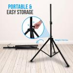 Pyle Adjustable Tripod DJ Speaker Stand