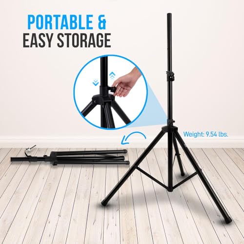 Pyle Adjustable Tripod DJ Speaker Stand