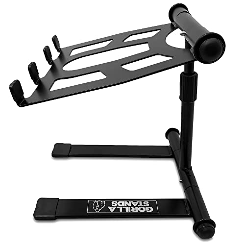 Gorilla GLS-03 Adjustable Foldable DJ Laptop Stand