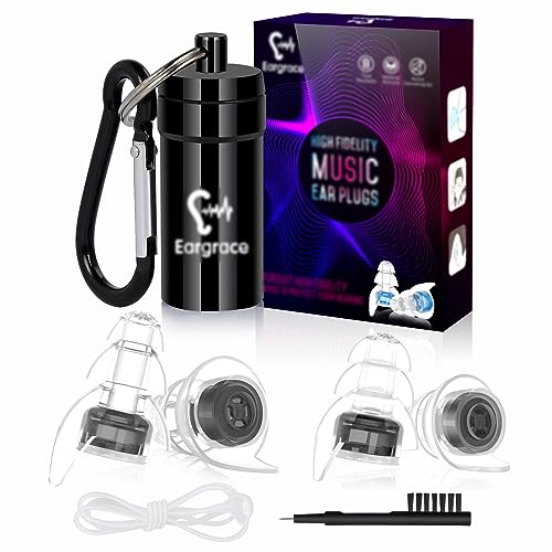 Eargrace High Fidelity Concert Ear Plugs - 2 Pairs