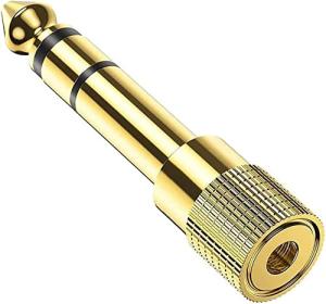 Premium 3.5mm to 6.35mm Headphone Adapter