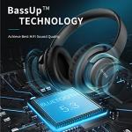 KVIDIO Bluetooth Over-Ear Headphones with Microphone