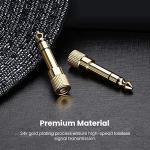 Premium 3.5mm to 6.35mm Headphone Adapter