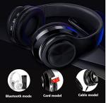 MUARRON Bluetooth Headphones with Colorful Lights