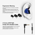 Famedy Dual Driver In-Ear Monitors - Noise Cancelling