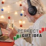 KVIDIO Bluetooth Over-Ear Headphones with Microphone