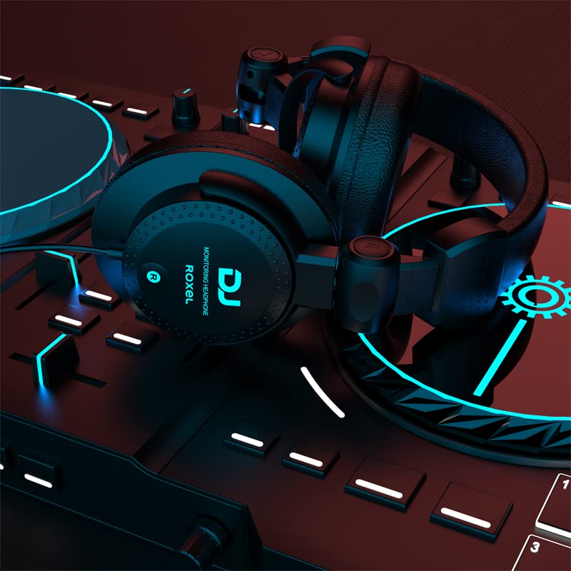 Roxel RDJ V55 DJ Headphones with 50mm Drivers