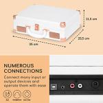 Auna Retro Vinyl Record Player with Speakers