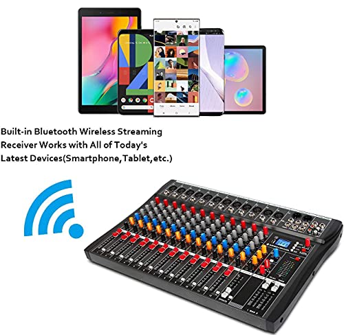 Depusheng DA12 USB DJ Audio Mixer Interface