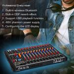 Depusheng DA12 USB DJ Audio Mixer Interface