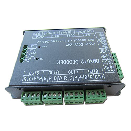 24 Channel RGB DMX512 LED Decoder & Dimmer