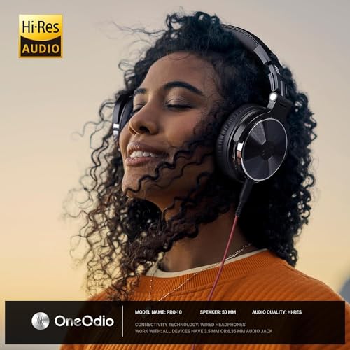OneOdio Foldable Studio Headphones with Mic