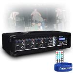800W 4-Channel Bluetooth Mixer Amplifier with Remote