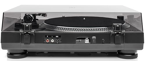 Dual USB DJ Turntable with Pitch Control