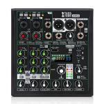 XTUGA AM06 6-Channel Audio Mixer with Bluetooth