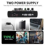 XTUGA AM06 6-Channel Audio Mixer with Bluetooth