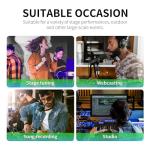 XTUGA 4-Channel USB Audio Mixer with Bluetooth