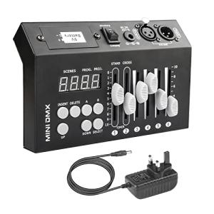 Compact 9V DMX Controller for DJs and Lighting