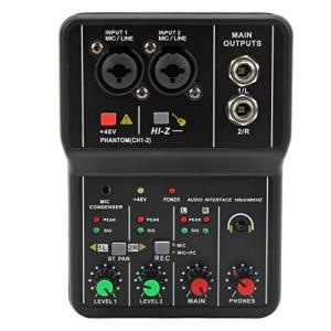 Compact 2-Channel USB DJ Audio Mixer