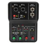 Compact 2-Channel USB DJ Audio Mixer
