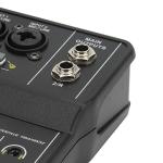 Compact 2-Channel USB DJ Audio Mixer