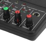Compact 2-Channel USB DJ Audio Mixer