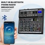 Weymic F4-Pro 4-Channel DJ Mixer with USB