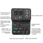 Compact 2-Channel USB DJ Audio Mixer