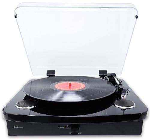 Denver Bluetooth Vinyl Record Player with Stereo Speakers