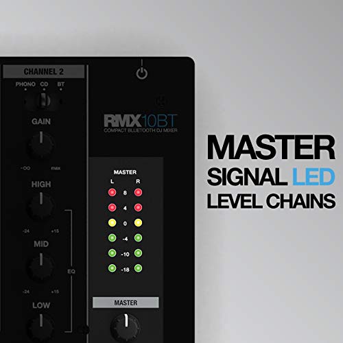 Reloop RMX-10BT Bluetooth 2-Channel DJ Mixer