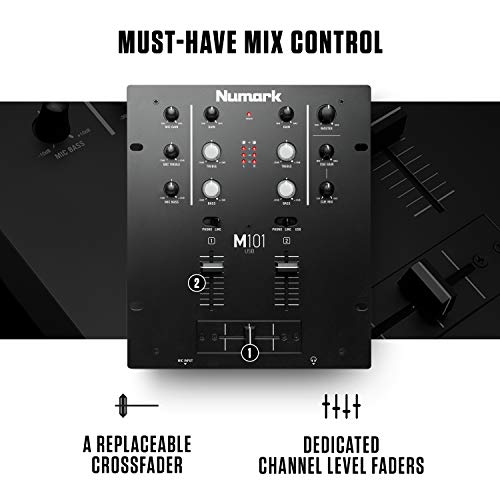 Numark M101USB 2-Channel DJ Mixer with EQ